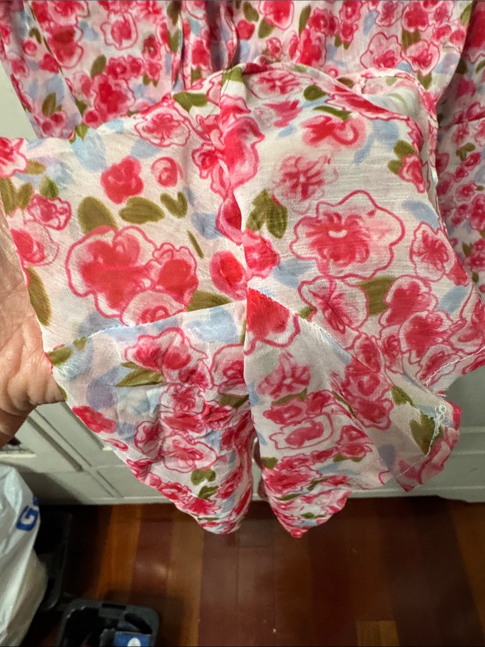 Floral Pink Ruffle Skort - Picture 4 of 7